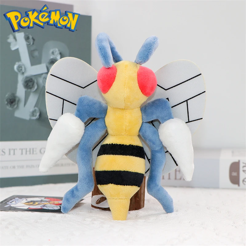 Pokemon Shiny Caterpie Butterfree Beedrill Plush Toys Kawaii Butterfree Ball Scizor Stuffed Animals Soft Peluche Dolls Gifts Kid