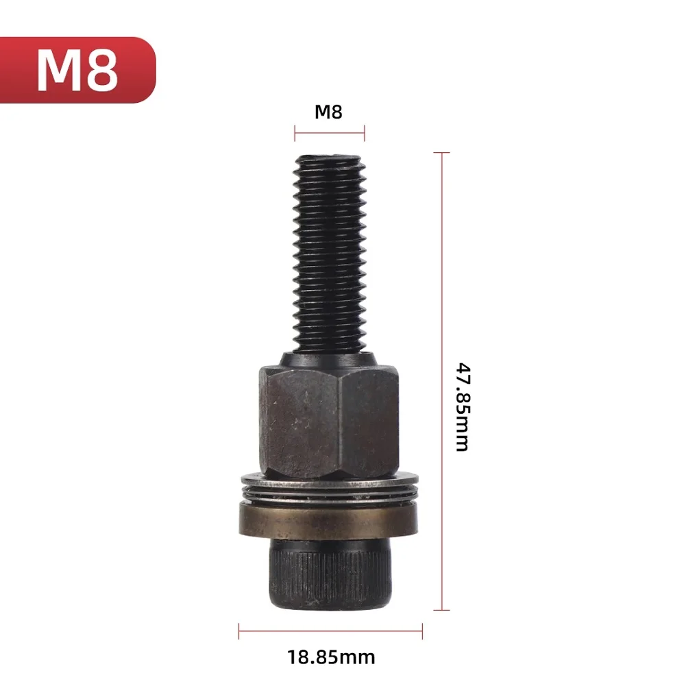 6pcs Hand Rivet Nut Kit Manual Riveter Tools Replacement Tip Mandrel Heads For Nuts M3 for M4 M5 M6 M8 M10 Without Steel Nut