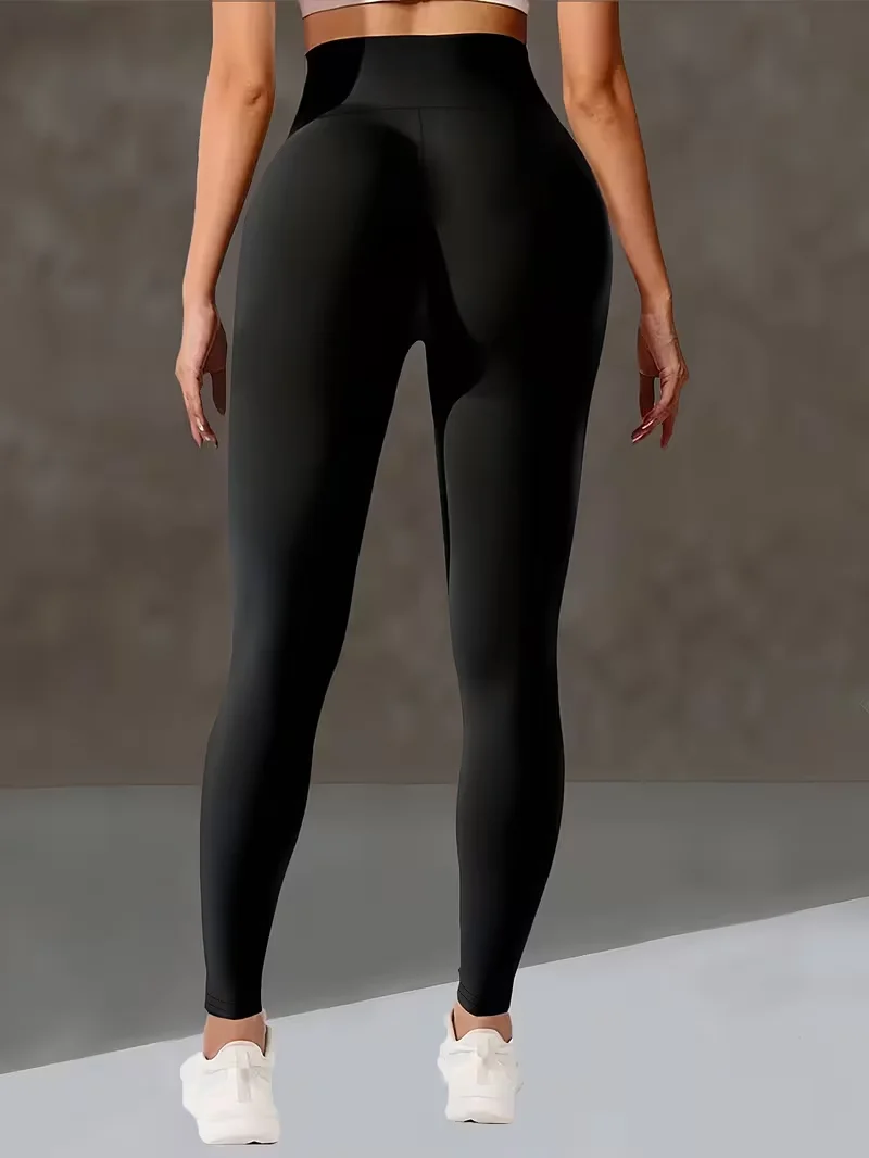 Women's High Waist Yoga Pants, Butt Lifting Wide Waistband Leggings, Adjustable Butt Lift Workout Trousers for Running Gym Fitne