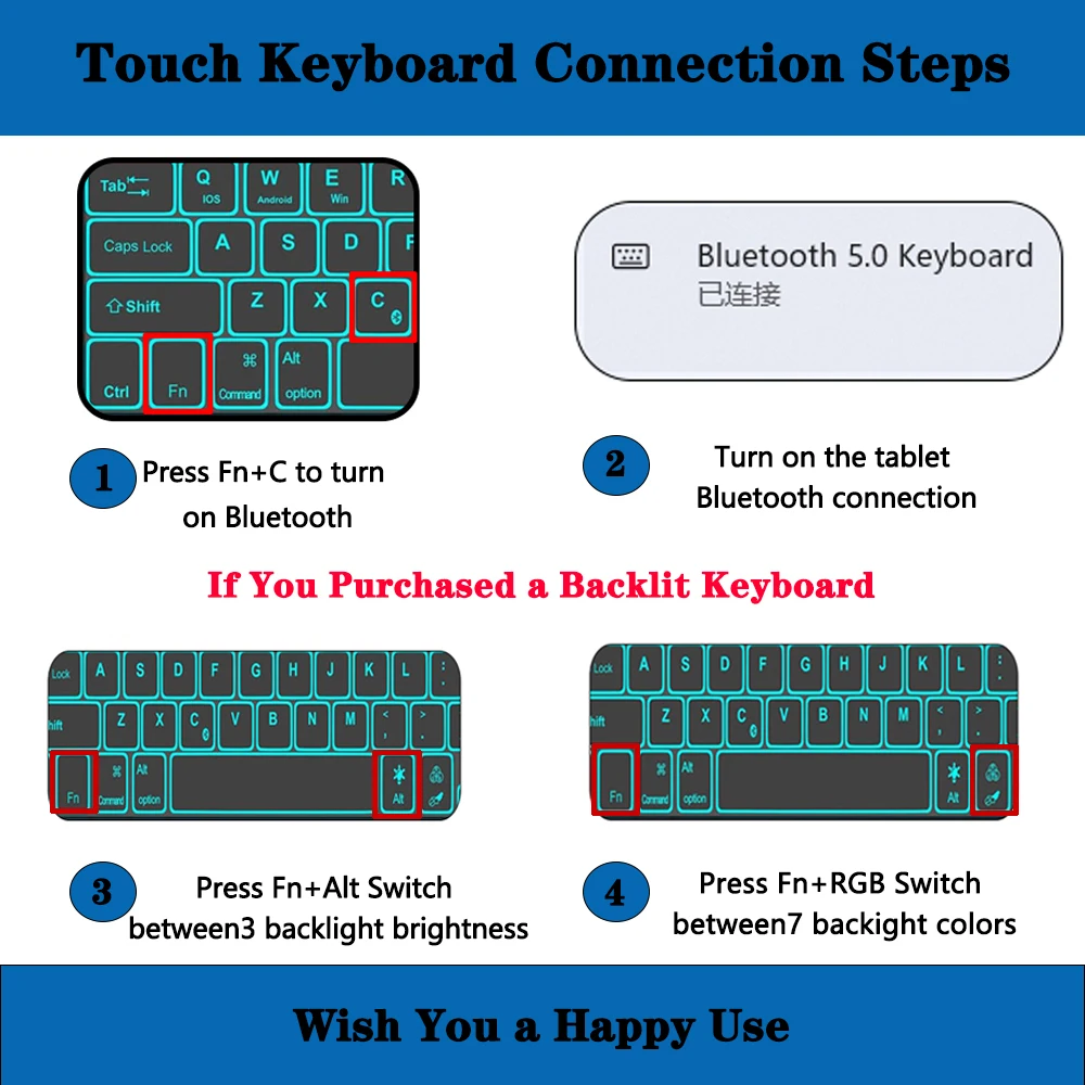 Case for Xiaomi Redmi Pad 2 Pro / Poco Pad M1 12.1 inch ,Detachable Bluetooth Keyboard for Redmi Pad Pro / Xiaomi Poco Pad 12.1