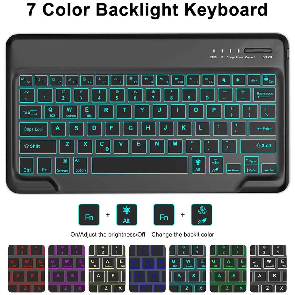 Case for Xiaomi Redmi Pad 2 Pro / Poco Pad M1 12.1 inch ,Detachable Bluetooth Keyboard for Redmi Pad Pro / Xiaomi Poco Pad 12.1