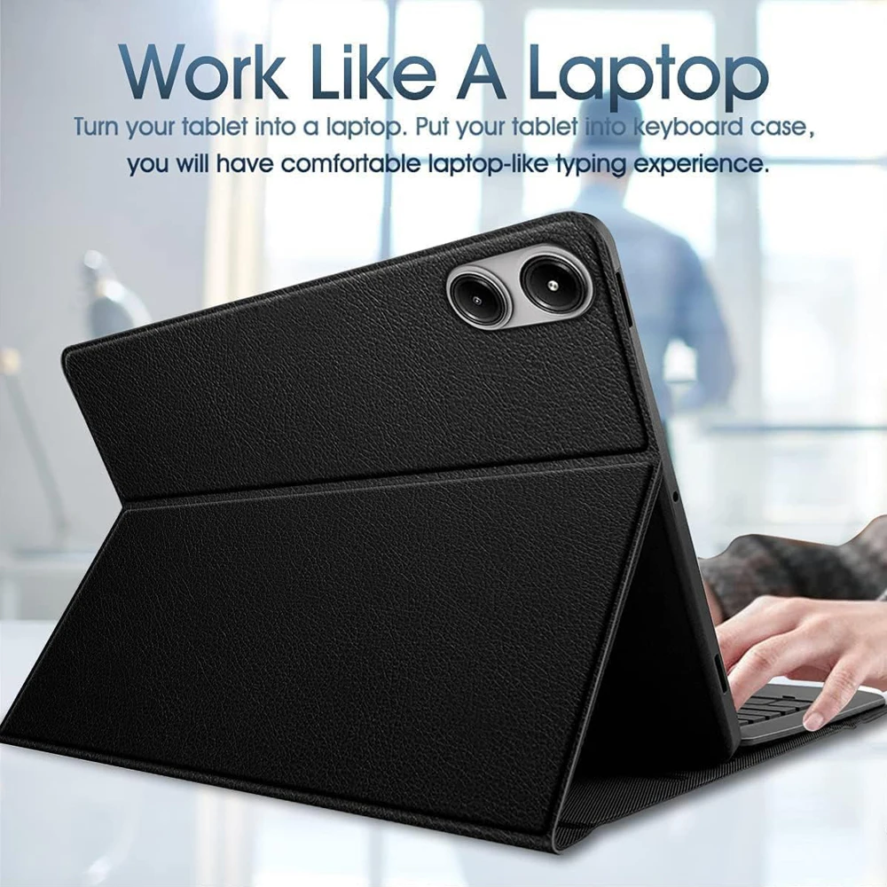 Case for Xiaomi Redmi Pad 2 Pro / Poco Pad M1 12.1 inch ,Detachable Bluetooth Keyboard for Redmi Pad Pro / Xiaomi Poco Pad 12.1