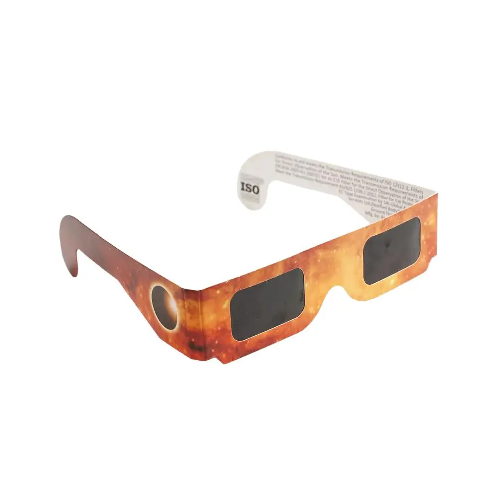 10/20/30/50/100Pcs Paper Solar Eclipse Glasses Safe For Direct Sun Viewing Observe Total Eclipses Partial Eclipse Wholesale