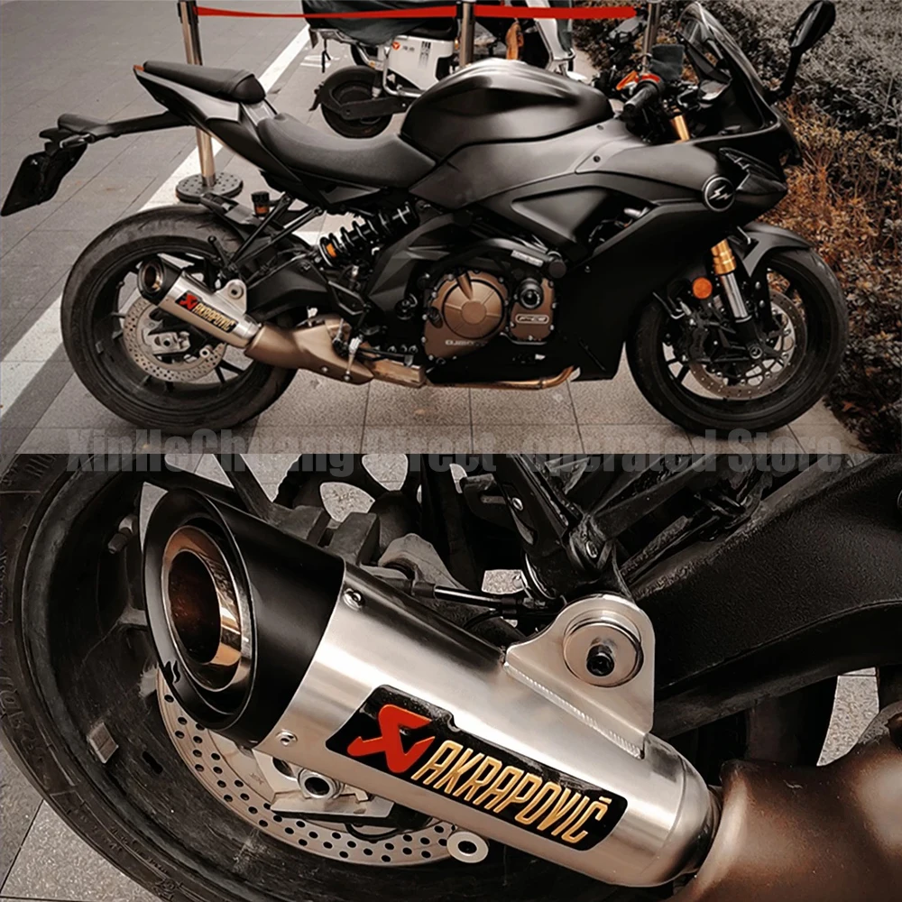 For Akrapovic Exhaust Sticker Motorcycle Logo Emblme Metal Stickers Decals Waterproof