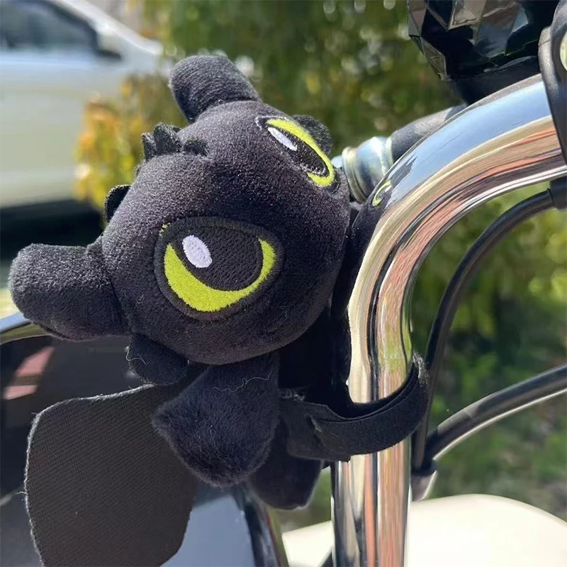 Toothless Doll Bicycle Decoration Cute Cartoon Bike Ornament Kawaii Toy Motorcycle Handlebar Body Decor Cycling Accessory Gift