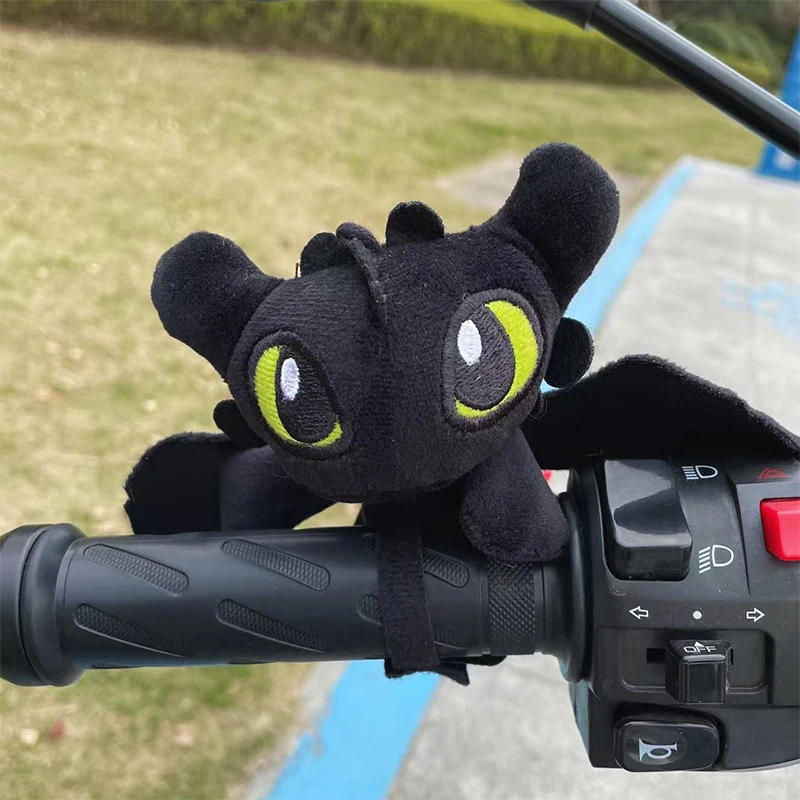 Toothless Doll Bicycle Decoration Cute Cartoon Bike Ornament Kawaii Toy Motorcycle Handlebar Body Decor Cycling Accessory Gift