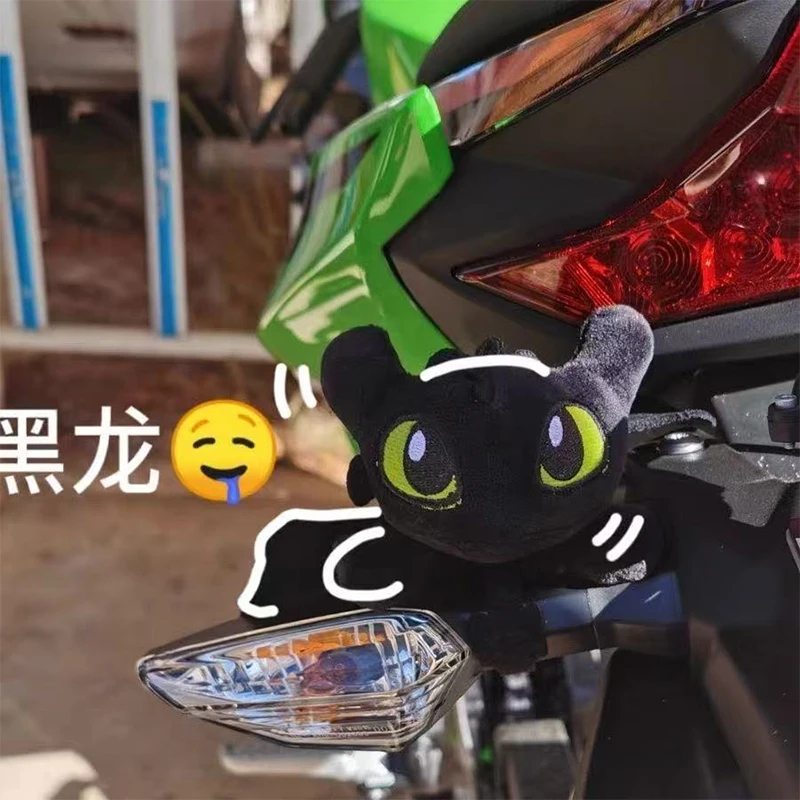 Toothless Doll Bicycle Decoration Cute Cartoon Bike Ornament Kawaii Toy Motorcycle Handlebar Body Decor Cycling Accessory Gift