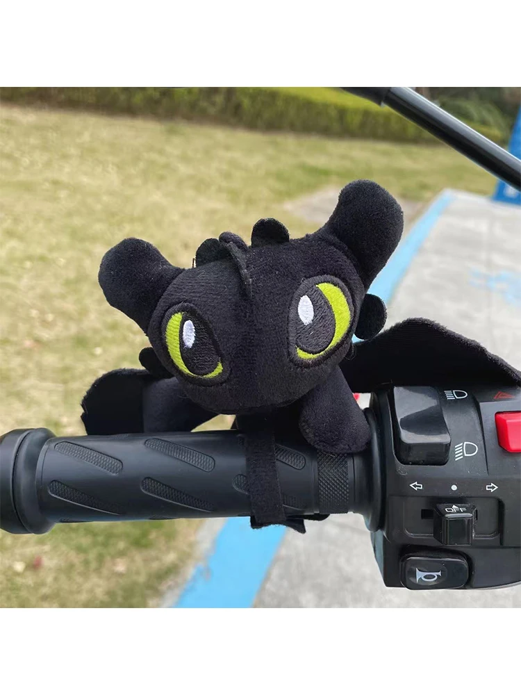 Toothless Doll Bicycle Decoration Cute Cartoon Bike Ornament Kawaii Toy Motorcycle Handlebar Body Decor Cycling Accessory Gift