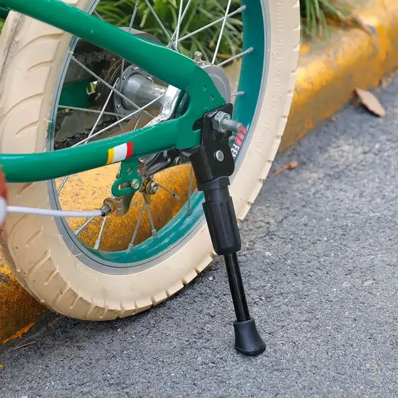 Bicycle Side Support Kids Bike Kickstand Parking Stand Foot Brace Children 12/14/16/18/20 Inch Foot Riding Accessories