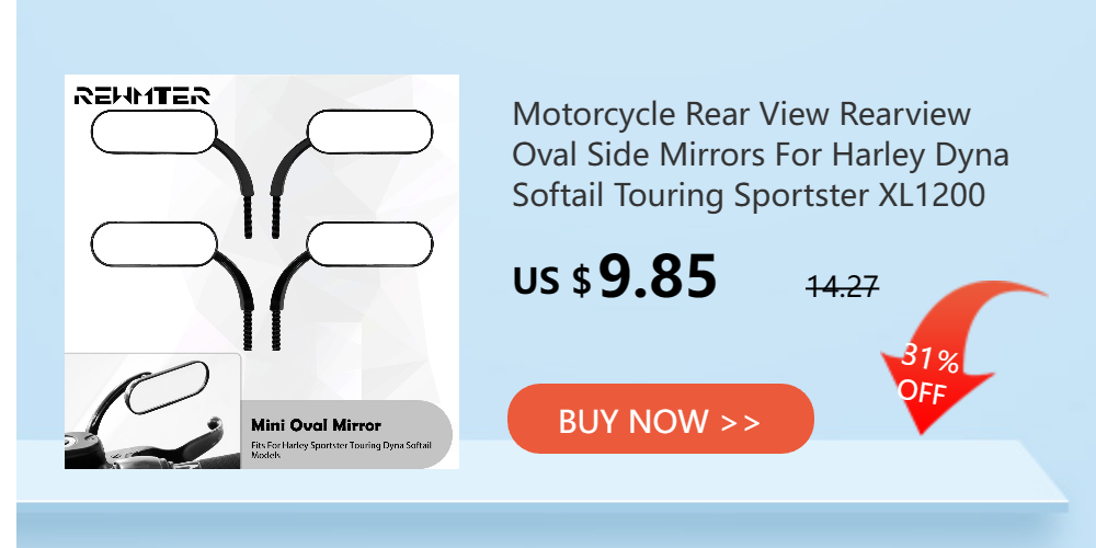 2PCS Black Silver Motorcycle Handlebar Mirror Mount Clamp Rear View Mirror Holder Bracket 22mm 10mm 8mm 10mm 25mm For Harley