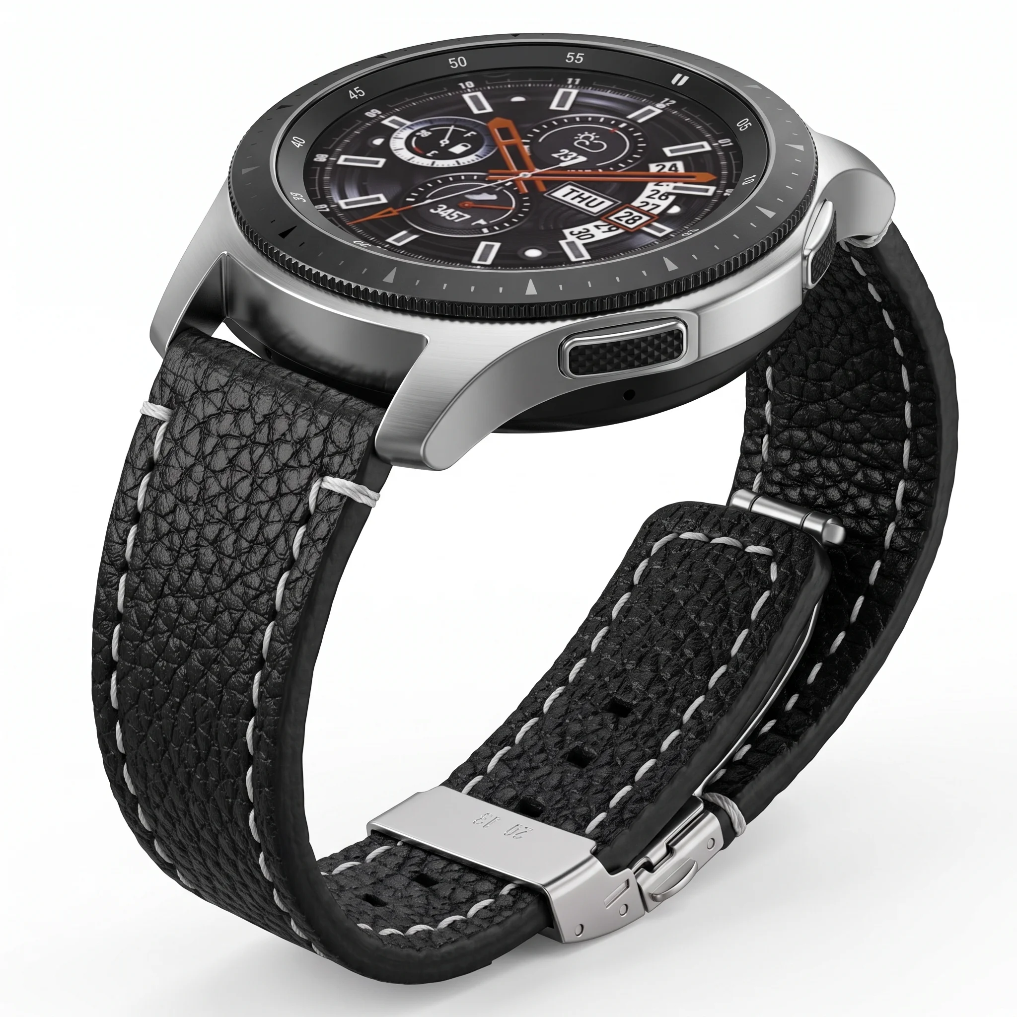 Soft Genuine Leather Smart Watch Band 18 20 22 24mm Women Men Cowhide Strap Brown Black Quick Release Watchband Bracelet