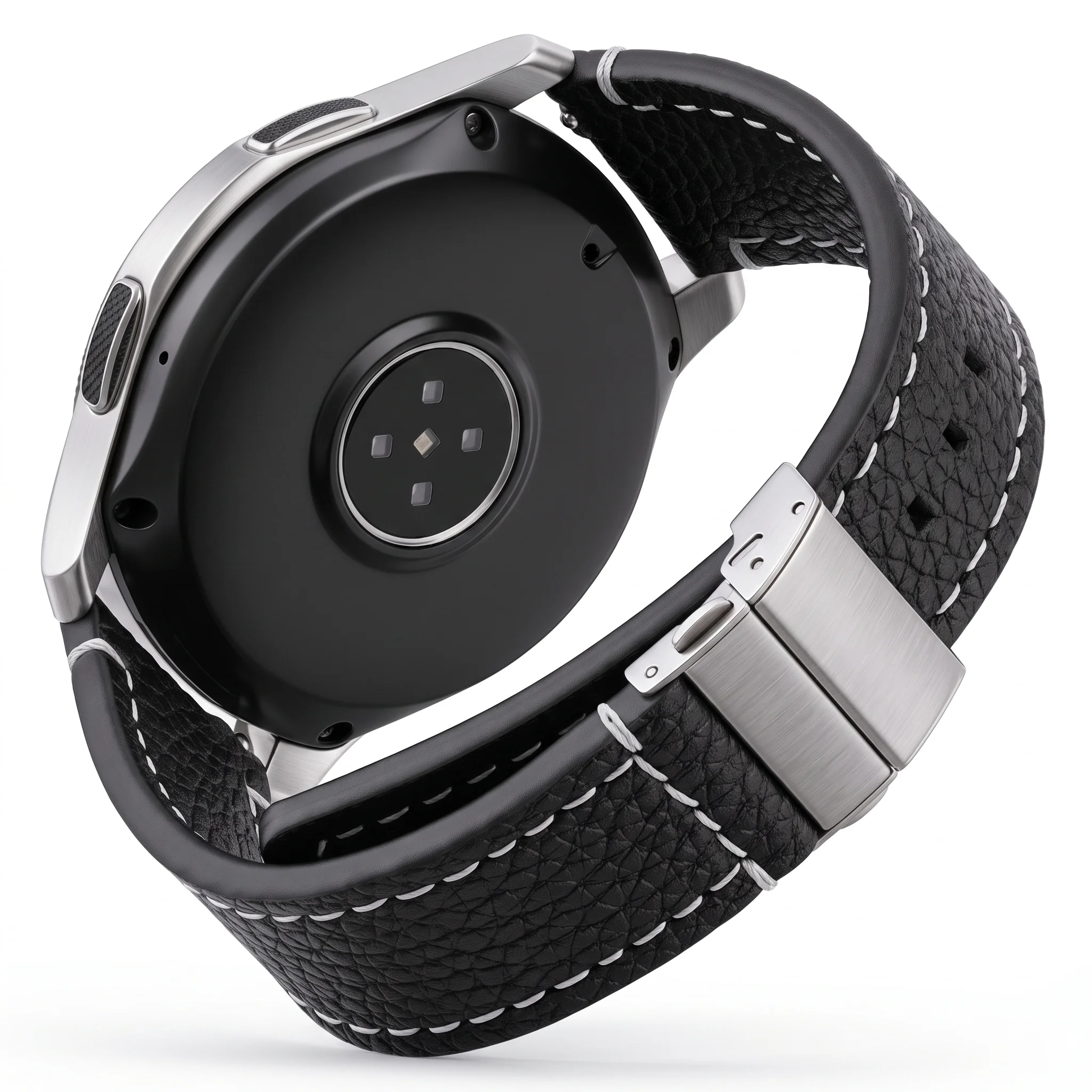 Soft Genuine Leather Smart Watch Band 18 20 22 24mm Women Men Cowhide Strap Brown Black Quick Release Watchband Bracelet