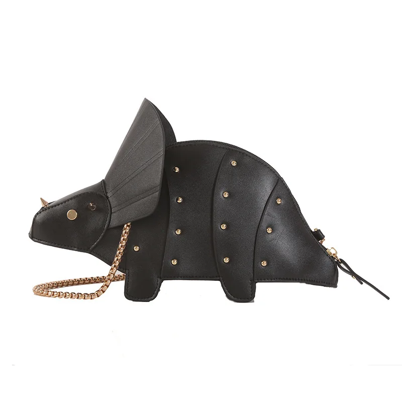 Triceratops Mini Crossbody Bag for Women Purses and Handbags Fashion Shoulder Chain Bag Clutch Chic Girl's Designer Bags 2023