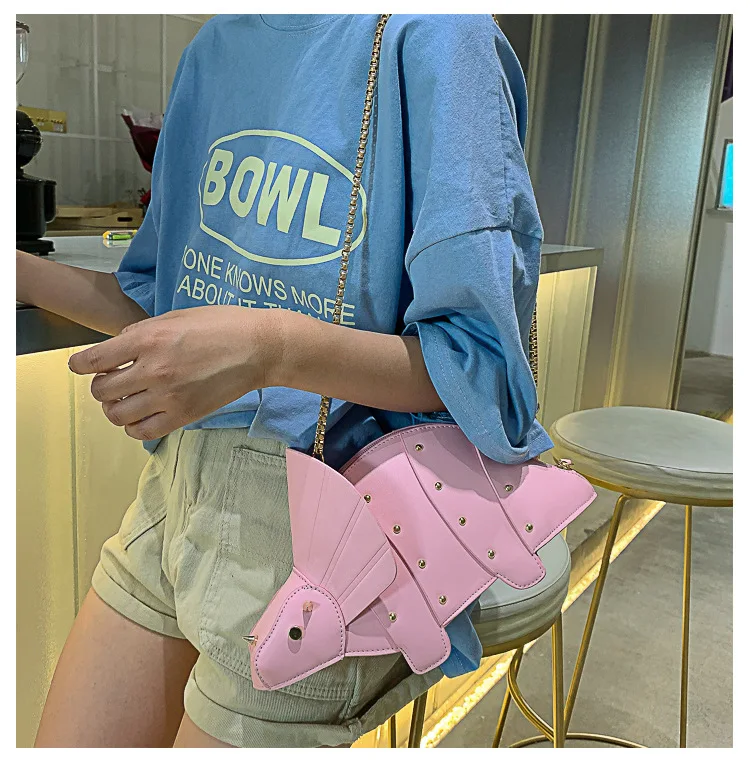 Triceratops Mini Crossbody Bag for Women Purses and Handbags Fashion Shoulder Chain Bag Clutch Chic Girl's Designer Bags 2023