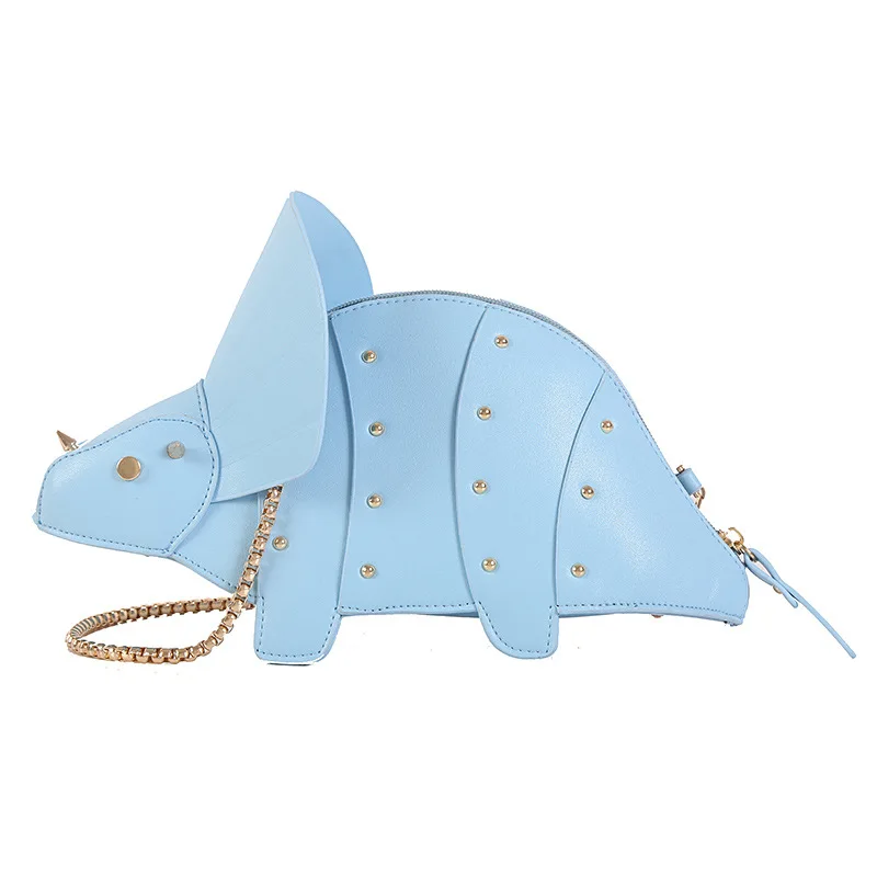 Triceratops Mini Crossbody Bag for Women Purses and Handbags Fashion Shoulder Chain Bag Clutch Chic Girl's Designer Bags 2023