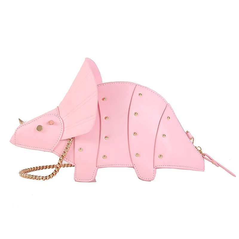 Triceratops Mini Crossbody Bag for Women Purses and Handbags Fashion Shoulder Chain Bag Clutch Chic Girl's Designer Bags 2023