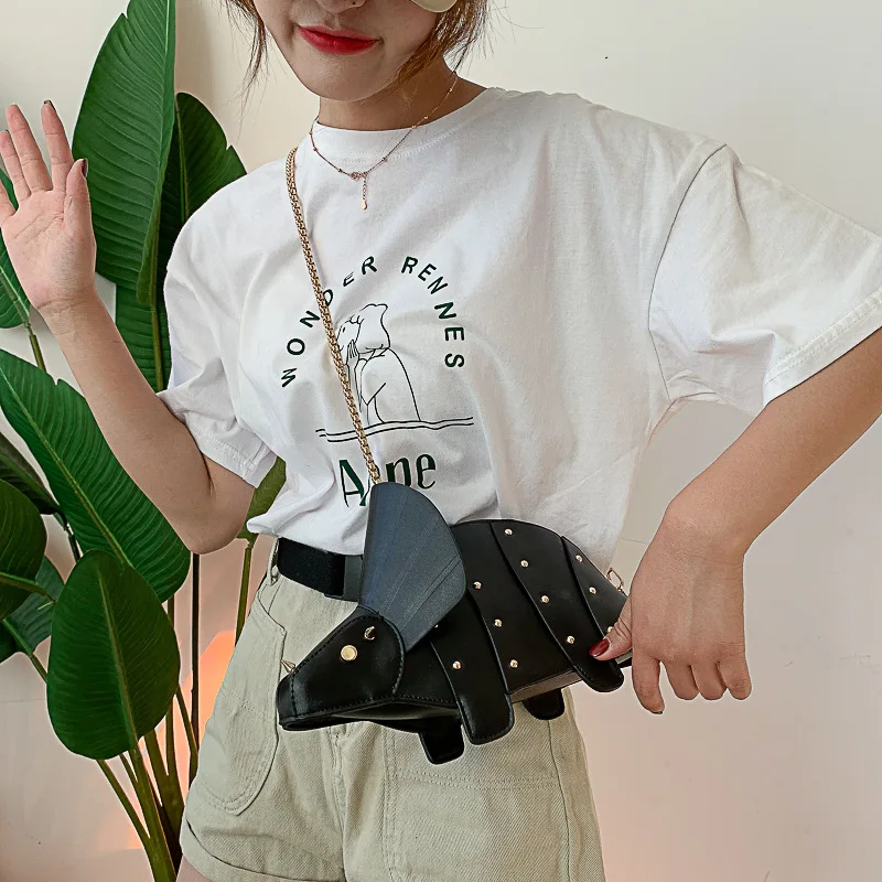 Triceratops Mini Crossbody Bag for Women Purses and Handbags Fashion Shoulder Chain Bag Clutch Chic Girl's Designer Bags 2023
