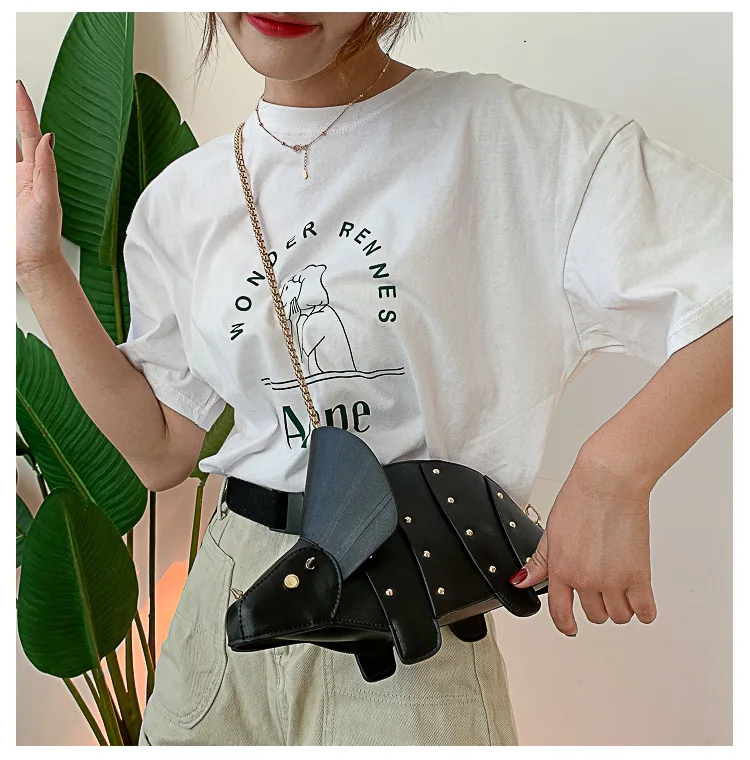 Triceratops Mini Crossbody Bag for Women Purses and Handbags Fashion Shoulder Chain Bag Clutch Chic Girl's Designer Bags 2023
