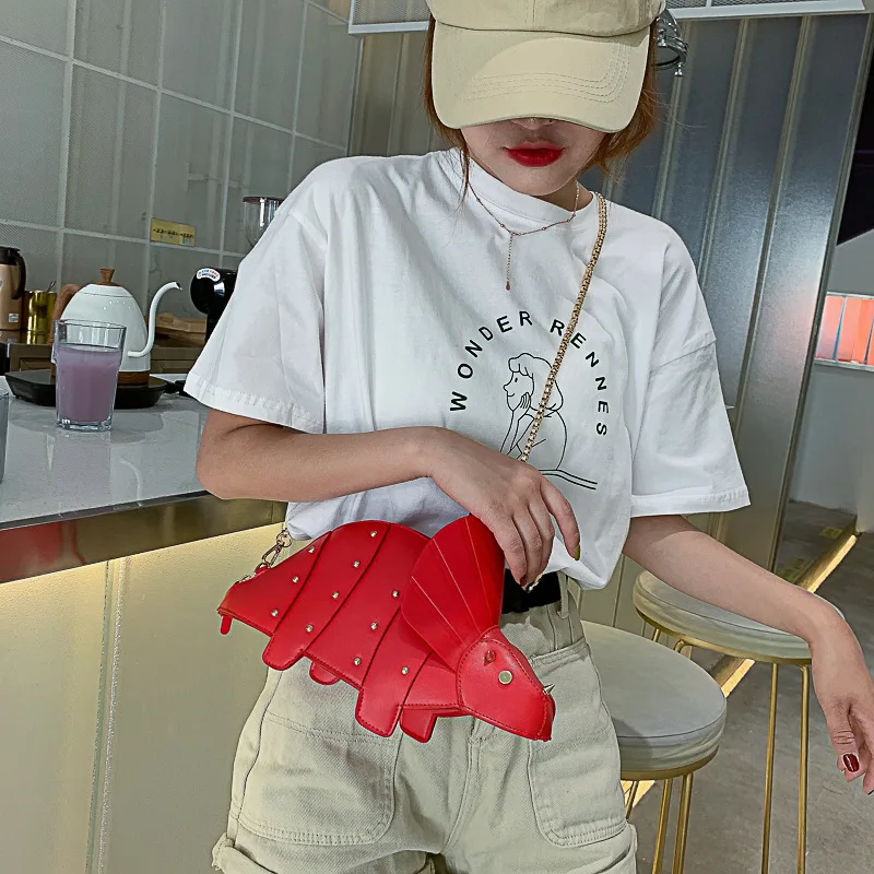 Triceratops Mini Crossbody Bag for Women Purses and Handbags Fashion Shoulder Chain Bag Clutch Chic Girl's Designer Bags 2023