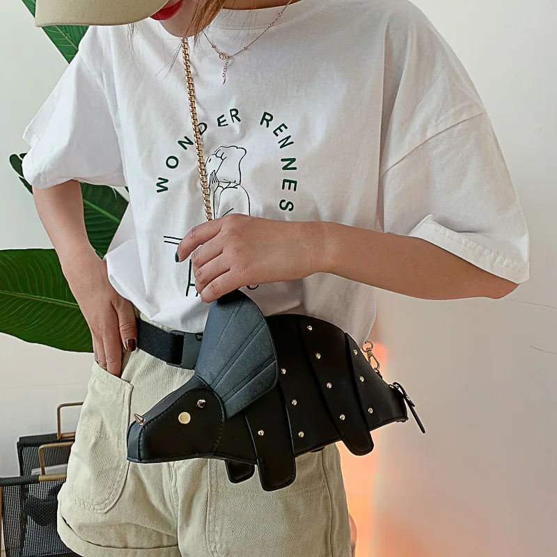 Triceratops Mini Crossbody Bag for Women Purses and Handbags Fashion Shoulder Chain Bag Clutch Chic Girl's Designer Bags 2023