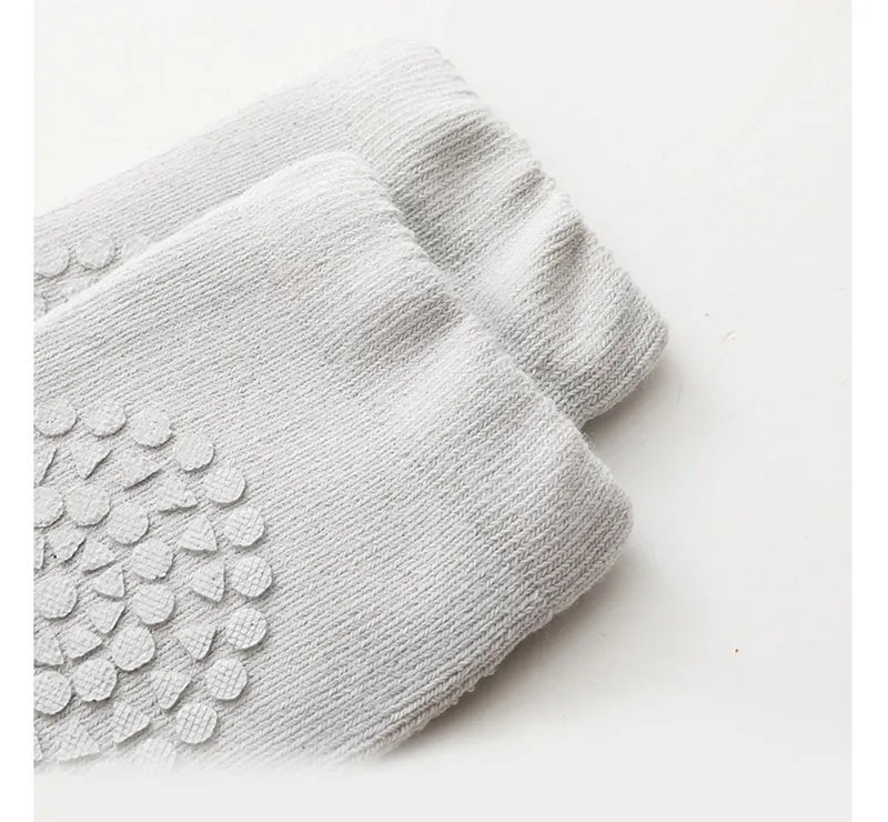 Baby Knee Pads Socks Set for Girls Boys Summer Solid Color Anti Slip Socks Kid Crawling Safety Floor Sock Leg Knee Protector