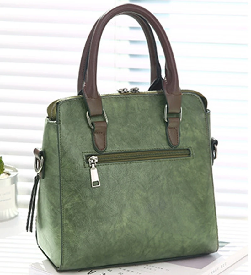 Vintage PU Leather Ladies HandBags Women Messenger Bags TotesTassel Designer Crossbody Shoulder Bag Boston Hand Bags Hot Sale