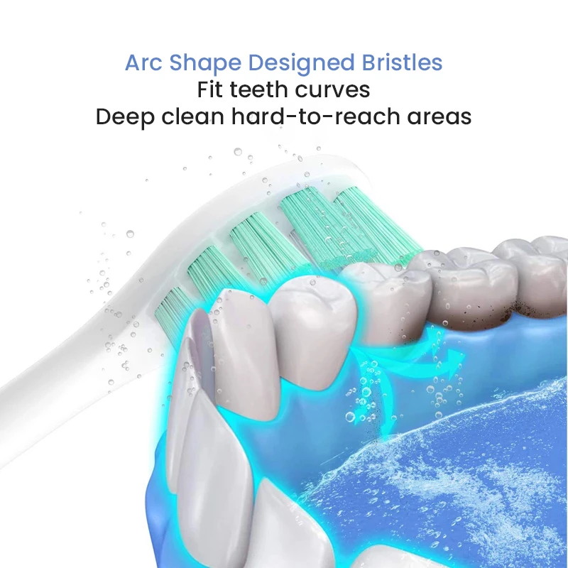 Hot Replacement Brush Heads For Xiaomi Mijia T300/T500/T700 For Sonic Electric Toothbrushes with Caps Sealed Package Soft Heads