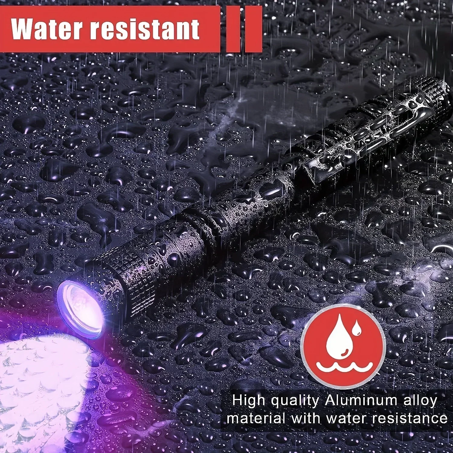 395nm UV Flashlight Ultraviolet Light,Pet Dog Cat Urine Detector Scorpion Finder,Portable UV Lamp w/ Pen Clip Use AAA Batteries