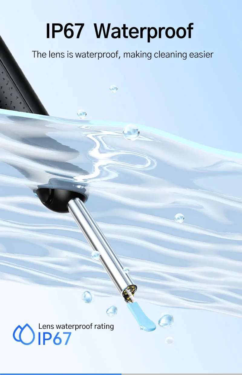2026 New Upgrade Visual Ear Wax Cleaner Camera Safe Earwax Removal Endoscope with 5M Camera Ear Cleaning Tools Ear Care