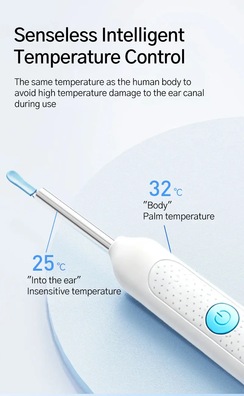 2026 New Upgrade Visual Ear Wax Cleaner Camera Safe Earwax Removal Endoscope with 5M Camera Ear Cleaning Tools Ear Care