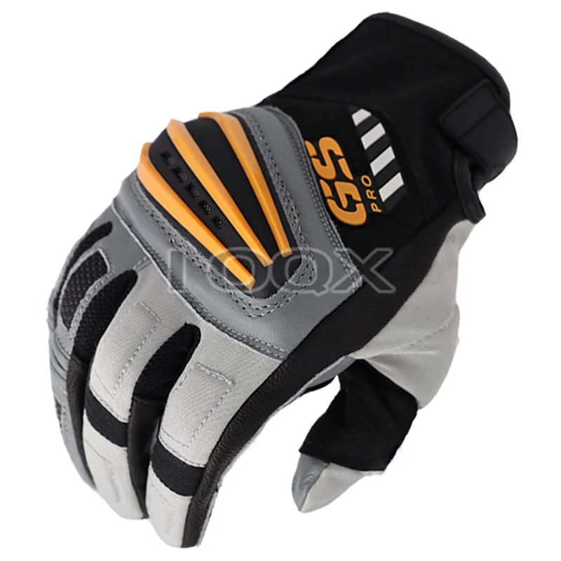4 Color Motorcycle Rallye 3 GS Leather Gloves For BMW Motorrad Guantes Motorbike Scooter Black Blue Luvas Unisex Mens