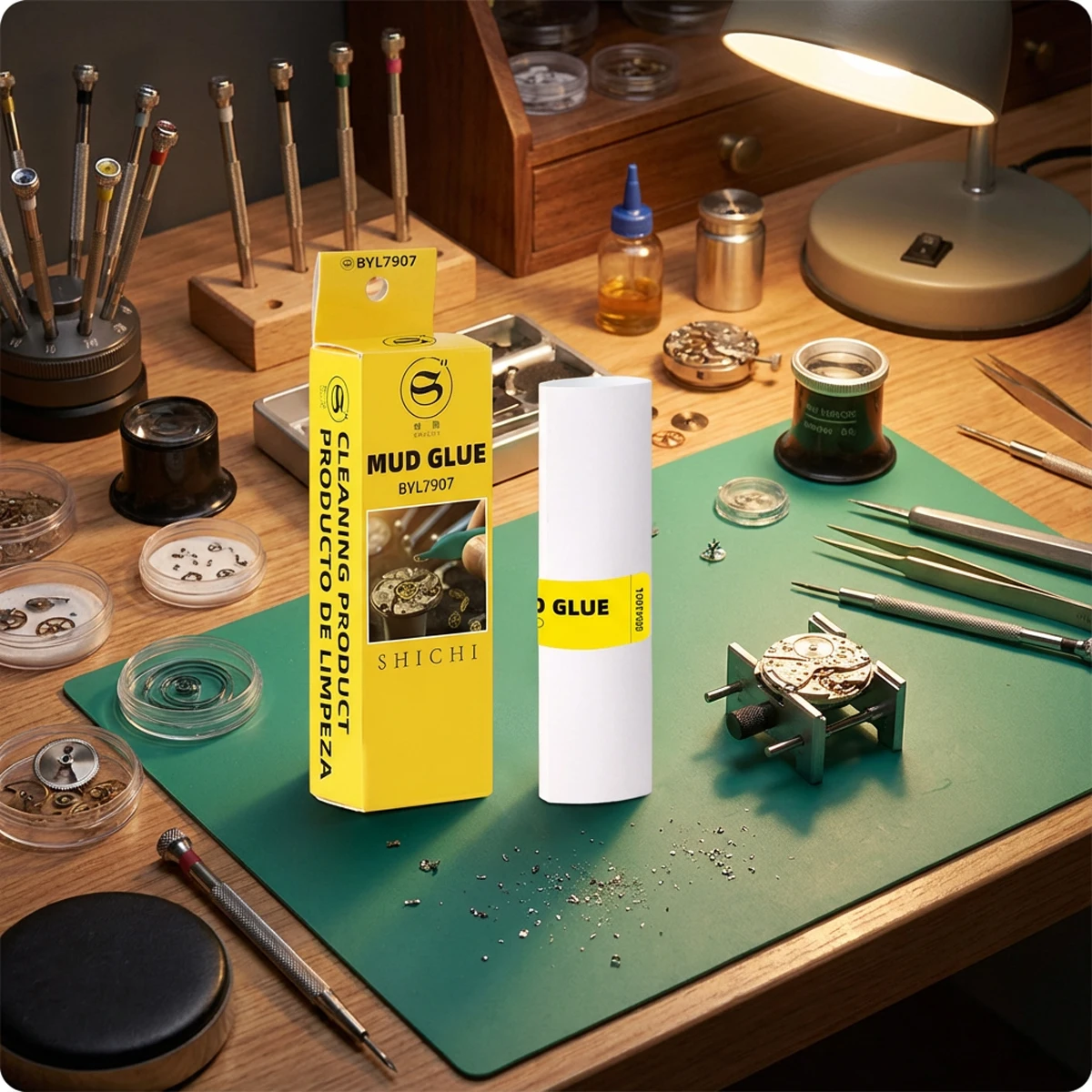 Professional Watchmaker Tool Green Rodico Putty Bergeon 6033 Watch Dust Removal Watch Dial Cleaner 1pc Watch Accessory