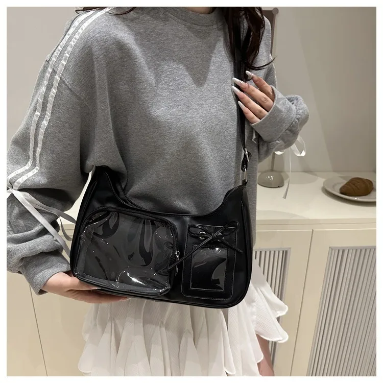 Versatile Commuter Leisure Daily Versatile Lightweight One Shoulder Underarm Crossbody Bag Niche Fashion Trend High Value Transp