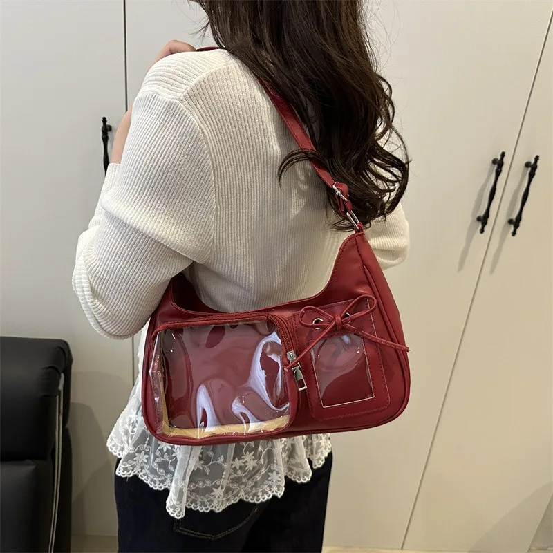 Versatile Commuter Leisure Daily Versatile Lightweight One Shoulder Underarm Crossbody Bag Niche Fashion Trend High Value Transp