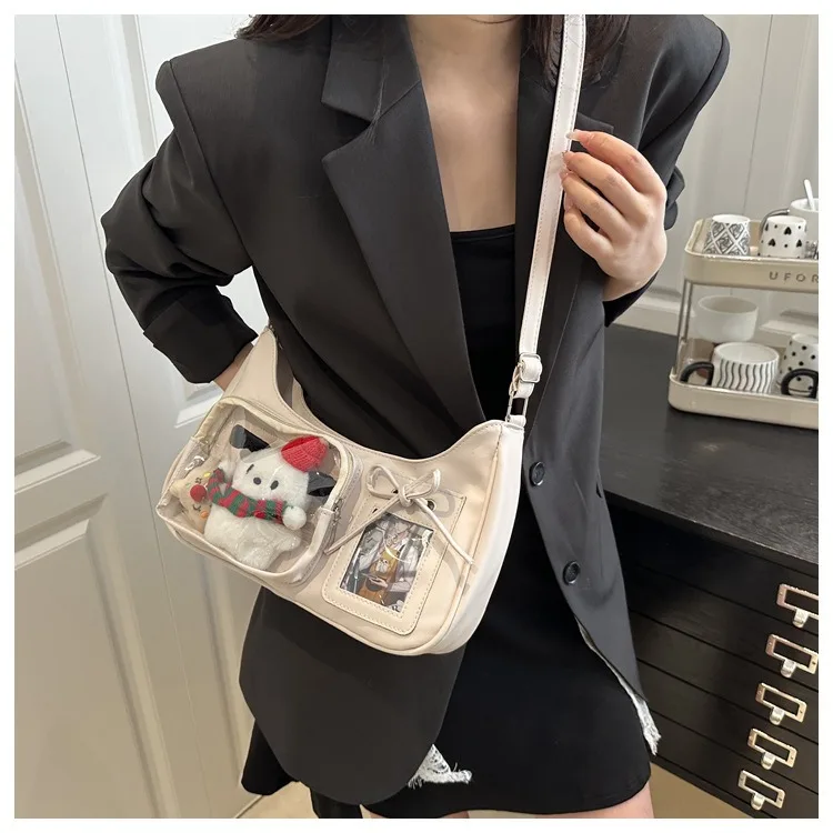 Versatile Commuter Leisure Daily Versatile Lightweight One Shoulder Underarm Crossbody Bag Niche Fashion Trend High Value Transp