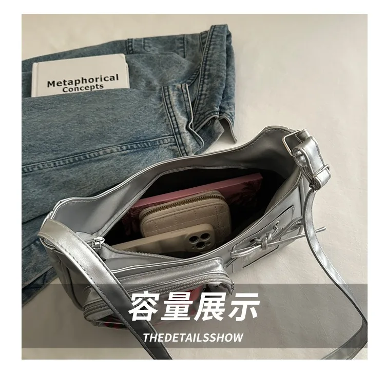 Versatile Commuter Leisure Daily Versatile Lightweight One Shoulder Underarm Crossbody Bag Niche Fashion Trend High Value Transp