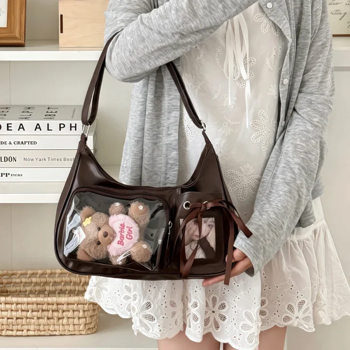 Versatile Commuter Leisure Daily Versatile Lightweight One Shoulder Underarm Crossbody Bag Niche Fashion Trend High Value Transp