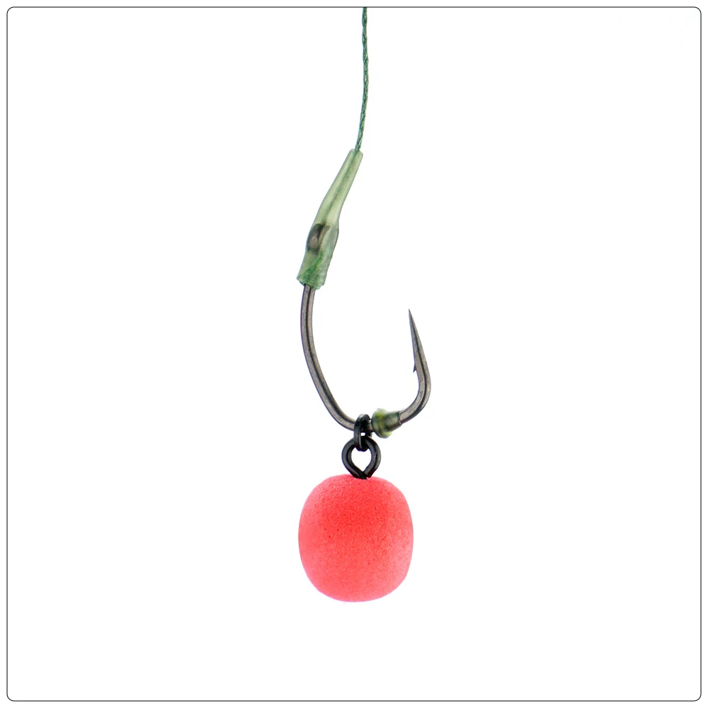 Hirisi 50/100pcs PTFE Coated Carp Fishing Hooks With Eye Micro Barbed High Carbon Steel 8029 Fishing Accessories Spliceable Box