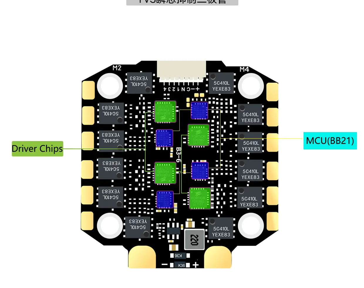 JIJIEFPV F722 70A Stack ICM42688P F722 Flight Controller BLHELI_S 70A 4in1 ESC 30.5X30.5mm 3-8S for FPV Freestyle Drones Parts