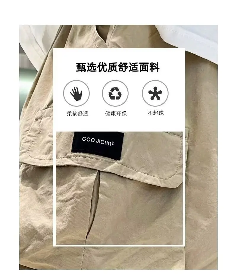 Summer New Teen Boys Cargo Shorts Solid Color Thin Big Pocket Loose Fit Five-Point Pants For 4-14 Years Kids Casual Trousers