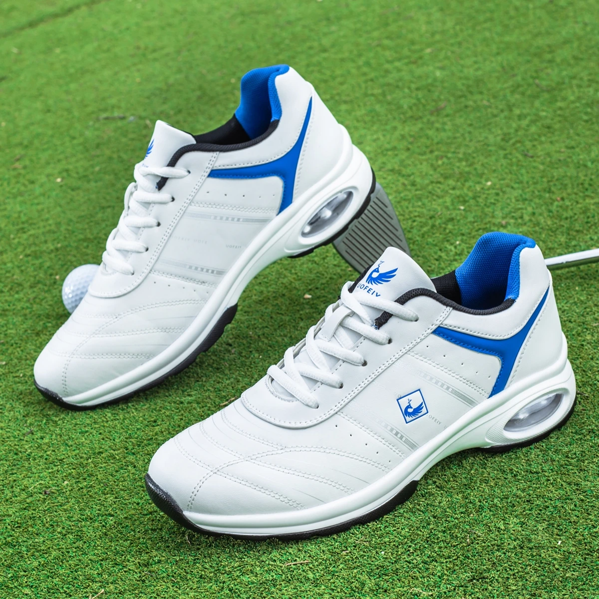 OIMKOI Men Golf Shoes Casual Breathable Waterproof Non-slip Golf Outdoor Training Shoes