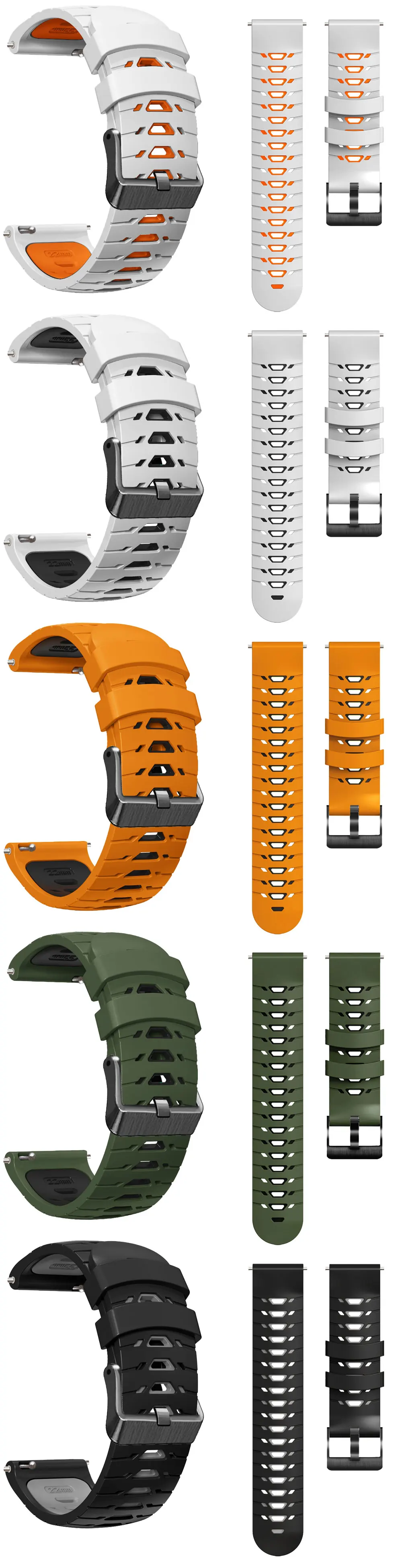 Replacement 22mm Watch Bands For C20 Pro Strap For NEW C20 Pro Breathable Silicone Watchband Bracelet Smartwatch Accessories