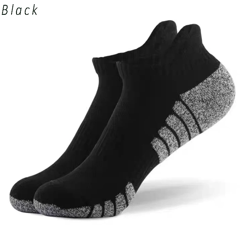 3/1Pairs Sport Ankle Socks Athletic Low-cut Sock Thick Knit Sock Outdoor Fitness Breathable Quick Dry Wear-resistant Warm Socks