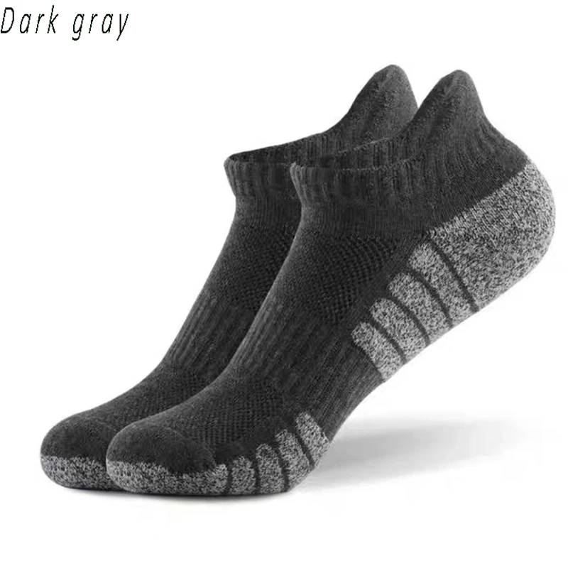 3/1Pairs Sport Ankle Socks Athletic Low-cut Sock Thick Knit Sock Outdoor Fitness Breathable Quick Dry Wear-resistant Warm Socks