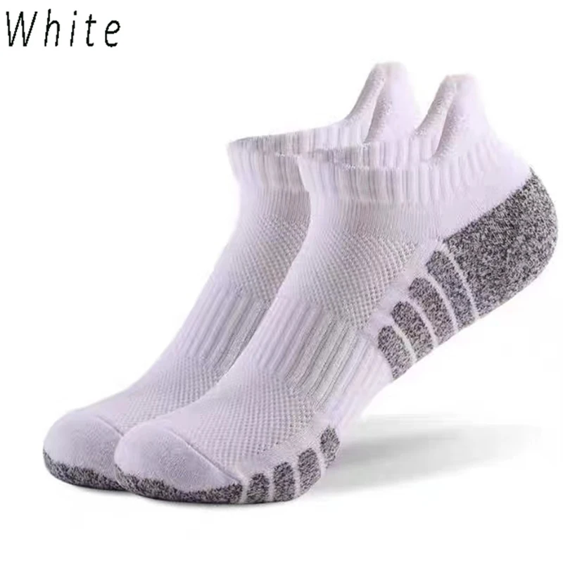 3/1Pairs Sport Ankle Socks Athletic Low-cut Sock Thick Knit Sock Outdoor Fitness Breathable Quick Dry Wear-resistant Warm Socks