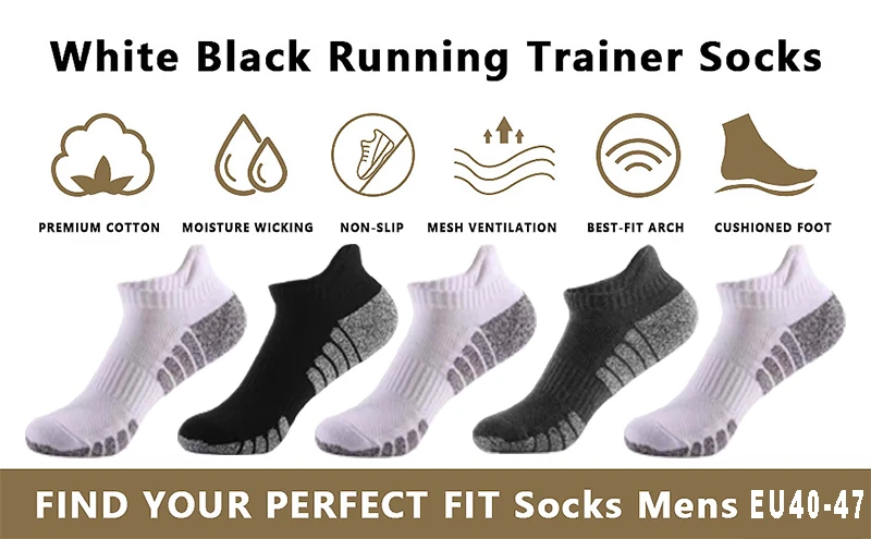 3/1Pairs Sport Ankle Socks Athletic Low-cut Sock Thick Knit Sock Outdoor Fitness Breathable Quick Dry Wear-resistant Warm Socks