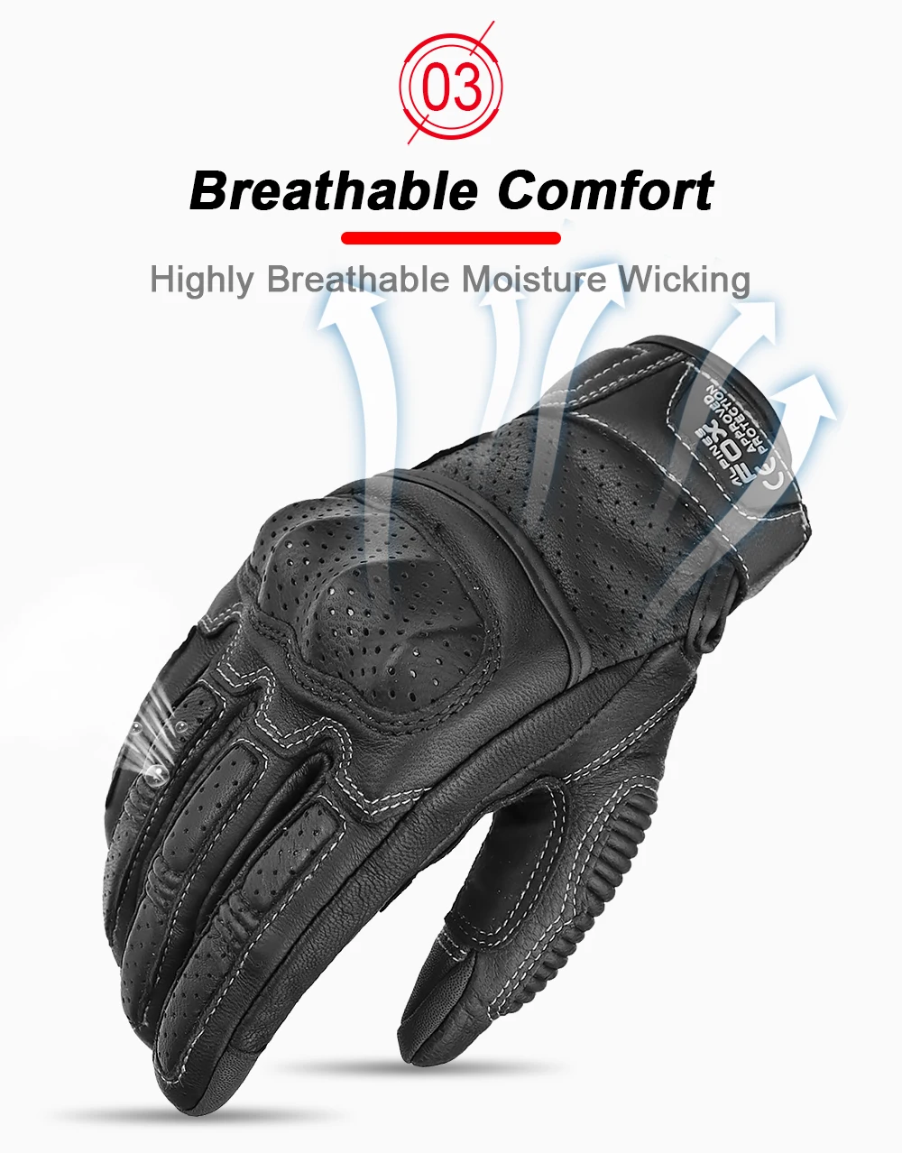Vintage Motorcycle Gloves Genuine Leather Motorbike Road Racing Glove Retro Men Protective Gears CE Approved Touch Screen
