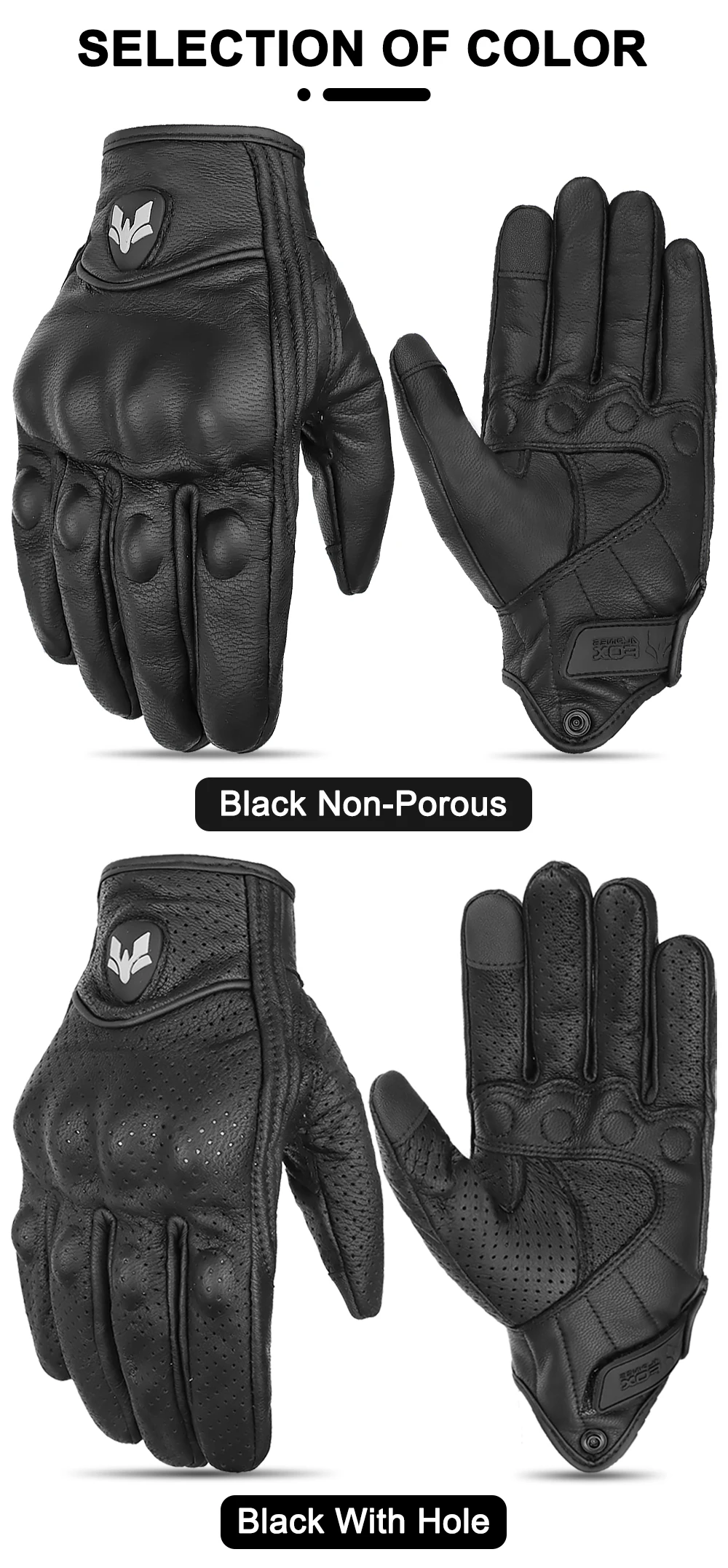 Vintage Motorcycle Gloves Genuine Leather Motorbike Road Racing Glove Retro Men Protective Gears CE Approved Touch Screen