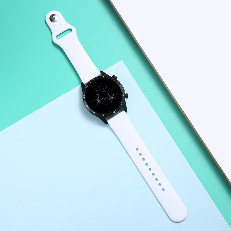 18mm 20mm 22mm strap For Samsung Galaxy watch 6/5/pro/4 Classic Silicone bracelet Huawei watch GT 4-2-2e-3-3 pro 46mm watchbands