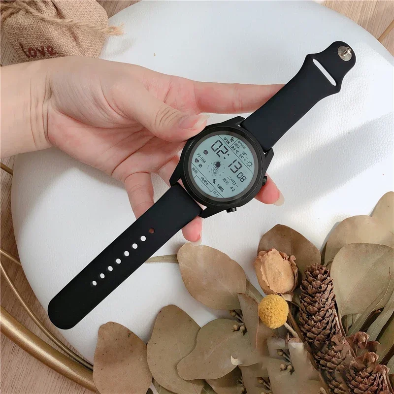 18mm 20mm 22mm strap For Samsung Galaxy watch 6/5/pro/4 Classic Silicone bracelet Huawei watch GT 4-2-2e-3-3 pro 46mm watchbands